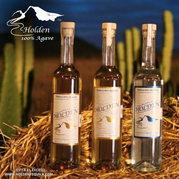 Tequila Holden Reposado/Añejo 100% Agave 750 ml. caja con 12  pzs. 6 Rep. y 6 Añe.